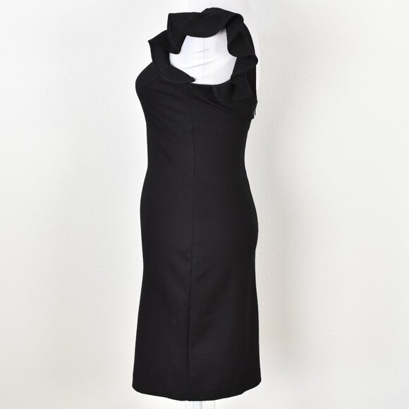 Amanda Uprichard Ruffle Bodycon Sheath Dress - S - Picture 5 of 9